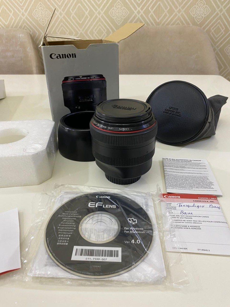 Canon 85 mm f/1.2 lens — Elektronika, Bakı (8)