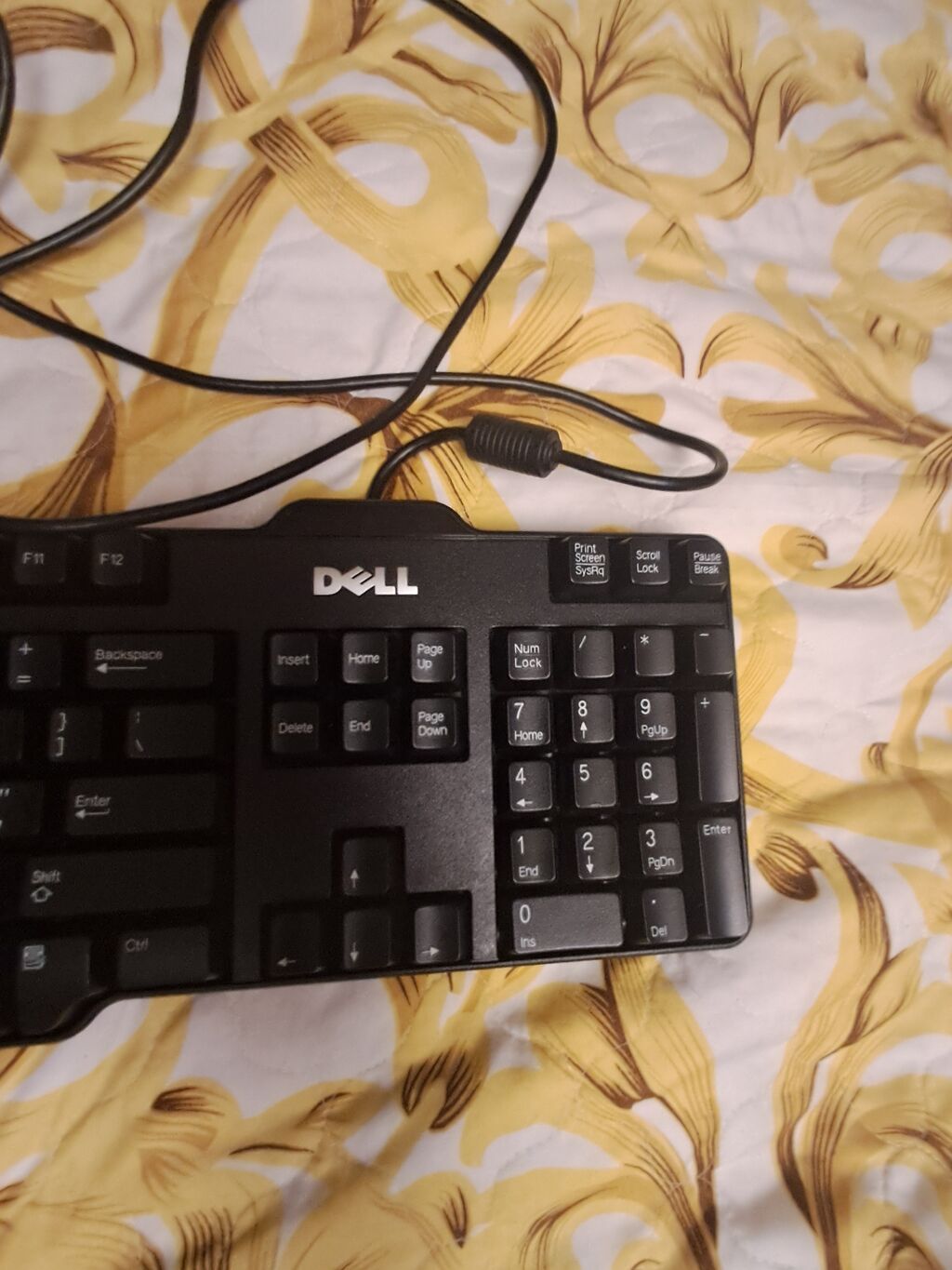 Dell USB klaviatura - Tam ölçülü Qwerty düzənli masaüstü klaviatura — Elektronika, Masazır (2)