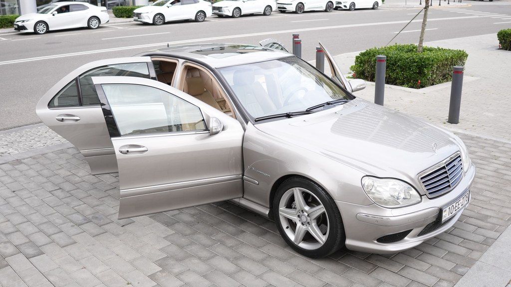 Mercedes S 55 AMG, 5.4 L, 2004 il, 150 000 km — Avtomobillər, Bakı (7)