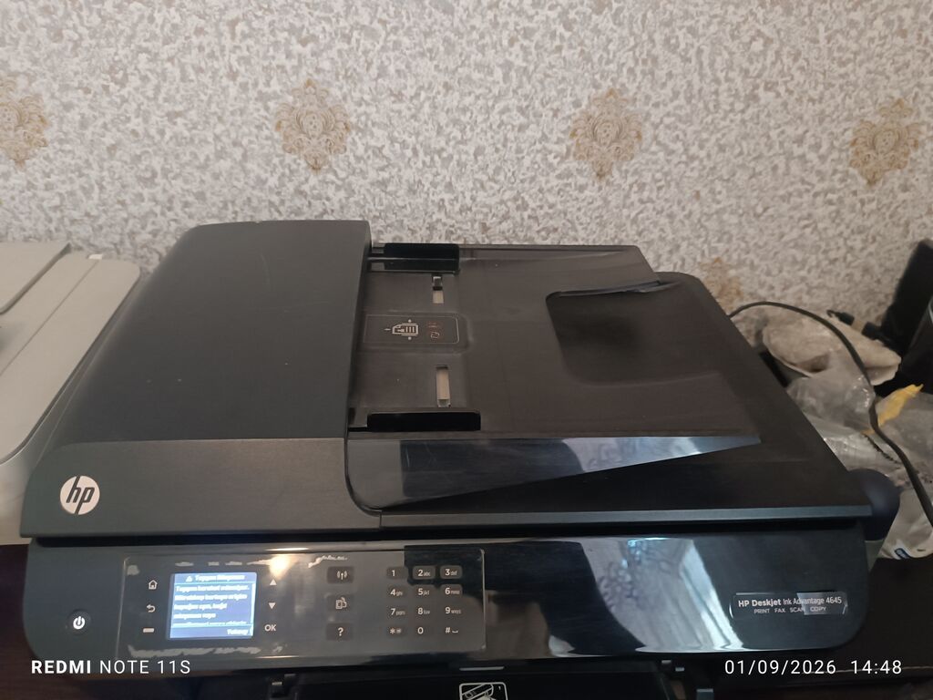 HP DeskJet Ink Advantage 4645 çoxfunksiyalı cihaz Ustaya gedmelidir — Elektronika, Bakı (2)