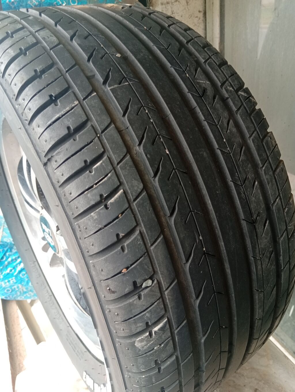 Lada markalı yüngül lehimli disk və şin dəsti - Disk: Lada loqolu, 5 — Avto, Gəncə (4)