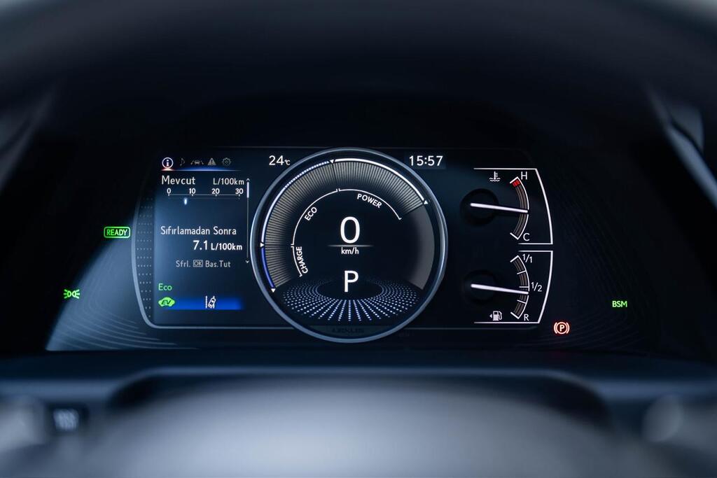 Lexus ES 300h, 2.5 L, 1.3 kWh, 2023 il, 19 000 km — Avtomobillər, Bakı (9)