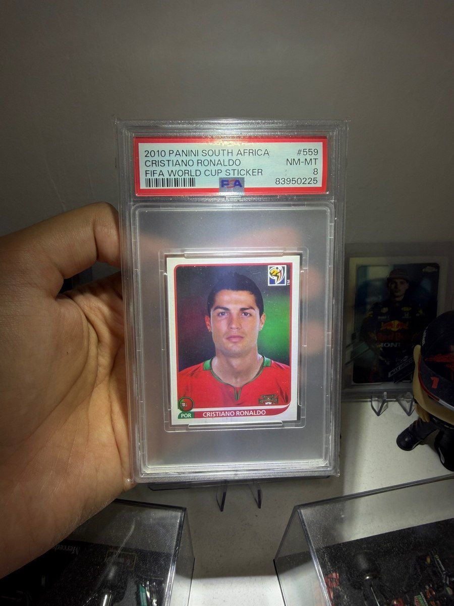 Cristiano Ronaldo 2010 Panini Sticker kartı Psa 8 — Kolleksiyalar, Bakı