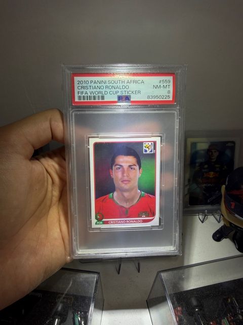 Cristiano Ronaldo 2010 Panini Sticker kartı Psa 8 — Bakı
