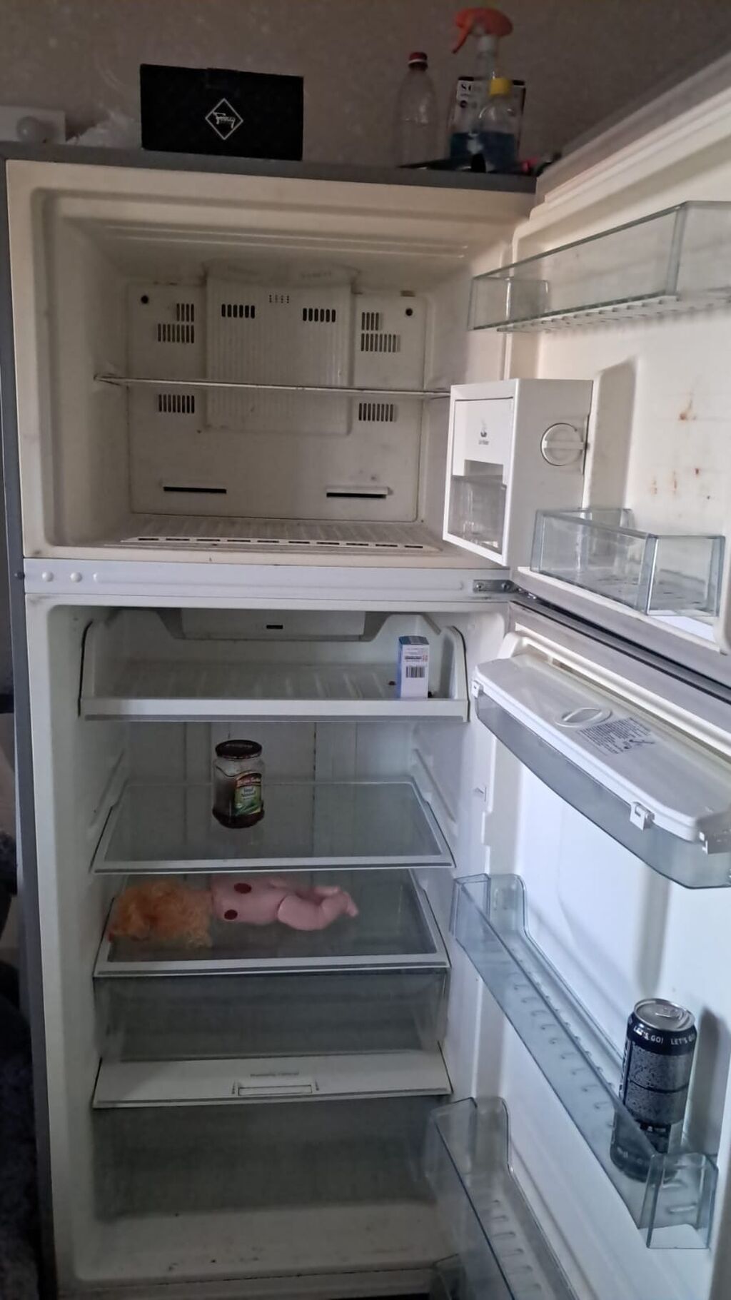 İşlənmiş 2 qapılı Midea Soyuducu Satılır, rəng - Gümüşü — Soyuducular, Xırdalan (3)