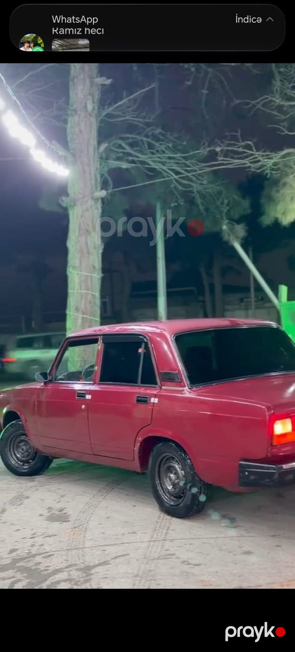 Aynur92 kod1004 qiymət: 4 000 AZN¹⁵⁰ vaz 2107 satılır İl: 1998 10-SB-486 — Avtomobillər, Bakı (2)