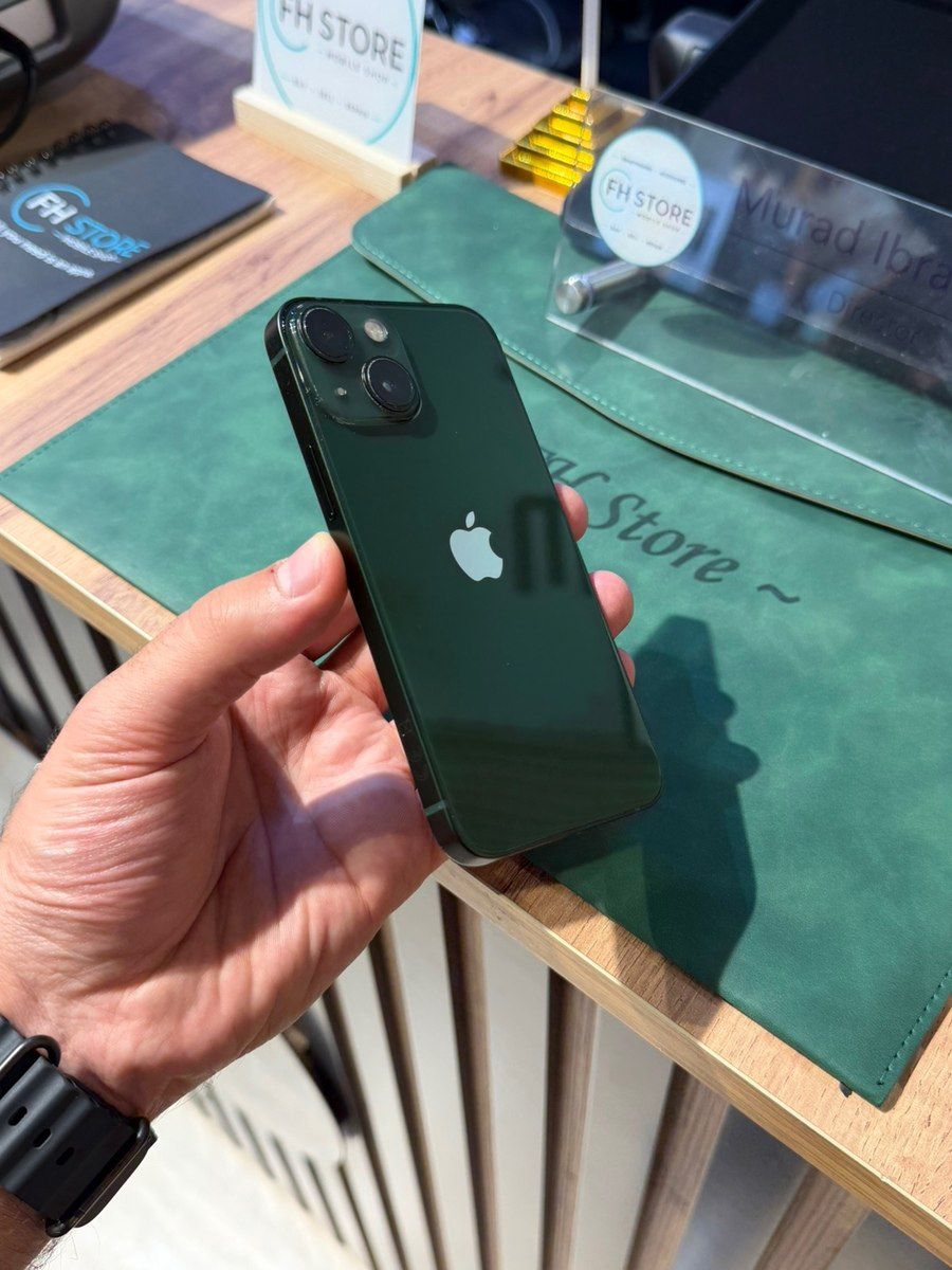 Apple iPhone 13 Mini Green 128GB/4GB — Smartfonlar, Bakı (3)