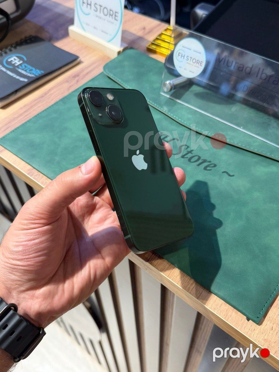 Apple iPhone 13 Mini Green 128GB/4GB — Smartfonlar, Bakı (3)