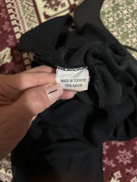 Qara axşam geyimi – Türkiyədə istehsal, 100% rayon - Material: 100% — Bakı
