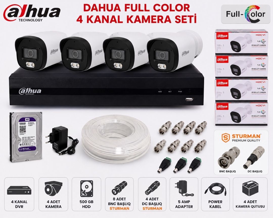 Dahua kamera və DVR avadanlıqları — Təhlükəsizlik sistemləri, Bakı