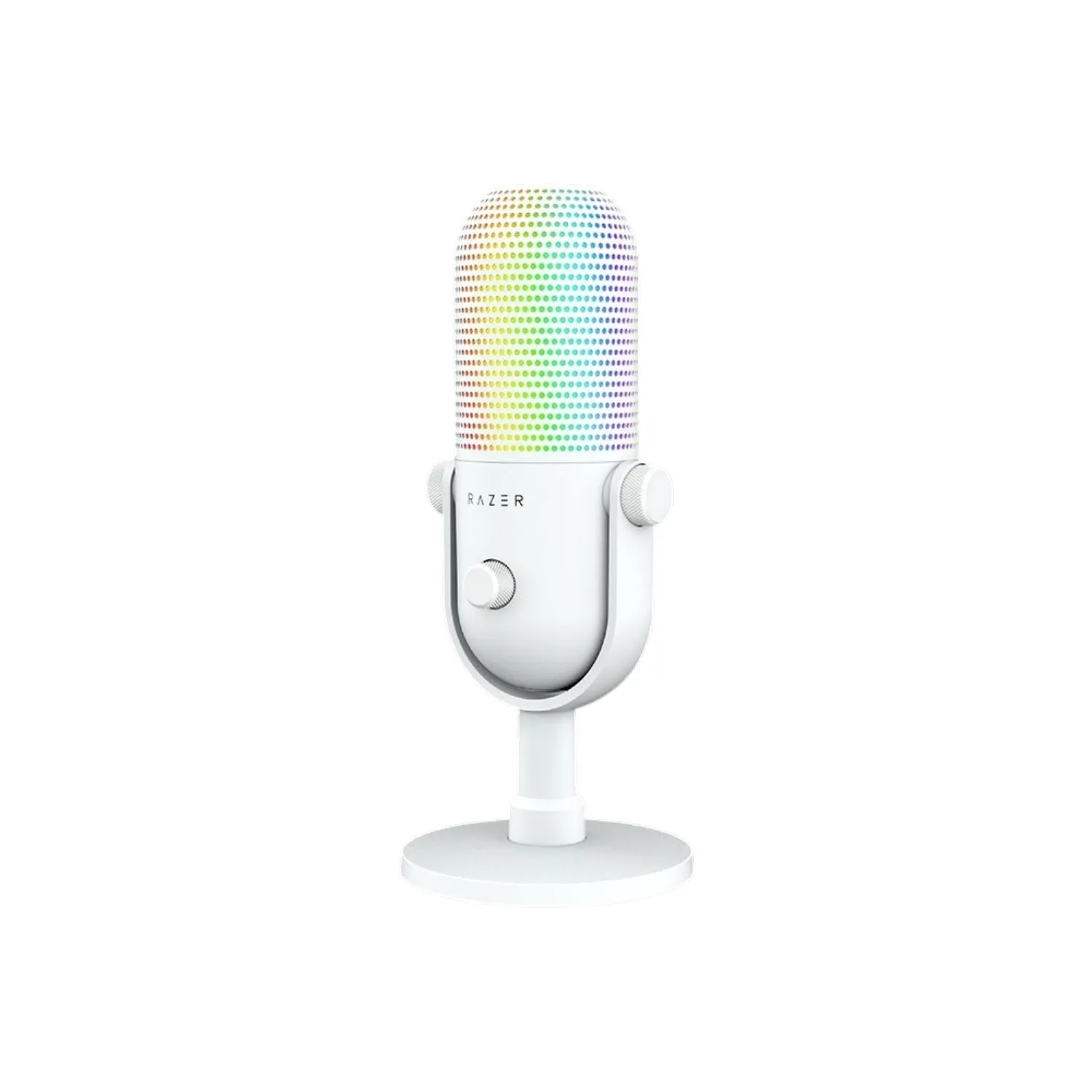 Oyun üçün simli mikrofon Razer gaming microphone Seiren V3 Chroma, Uni, RGB, Usb-a, 2m, White(RZ19-05060200-R3M1)