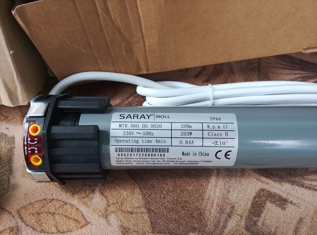 Saray Roll boru tipli elektrik mühərriki – jalüz, rolet pərdələr və — Təmir və inşaat, Bakı (4)