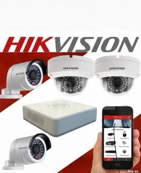 “Hikvision” kamera və DVR avadanlıqları — Bakı