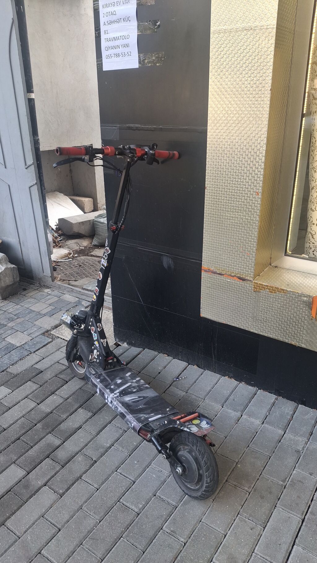 Elektrik skuter – güclü off-road tipli şəhər modeliskuter əla — İdman, hobi, istirahət, Bakı (4)