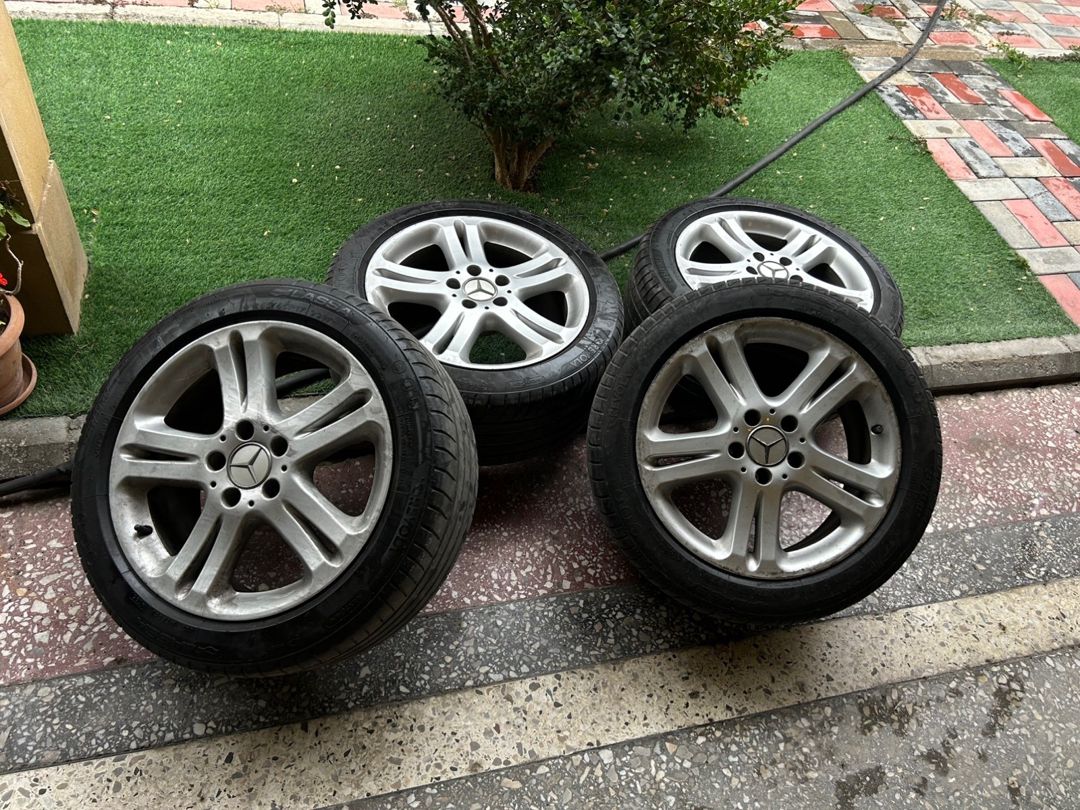 Mercedes panorama təkərləri 245/45 R17 — Ehtiyat hissələri və aksesuarlar, Sumqayıt (2)