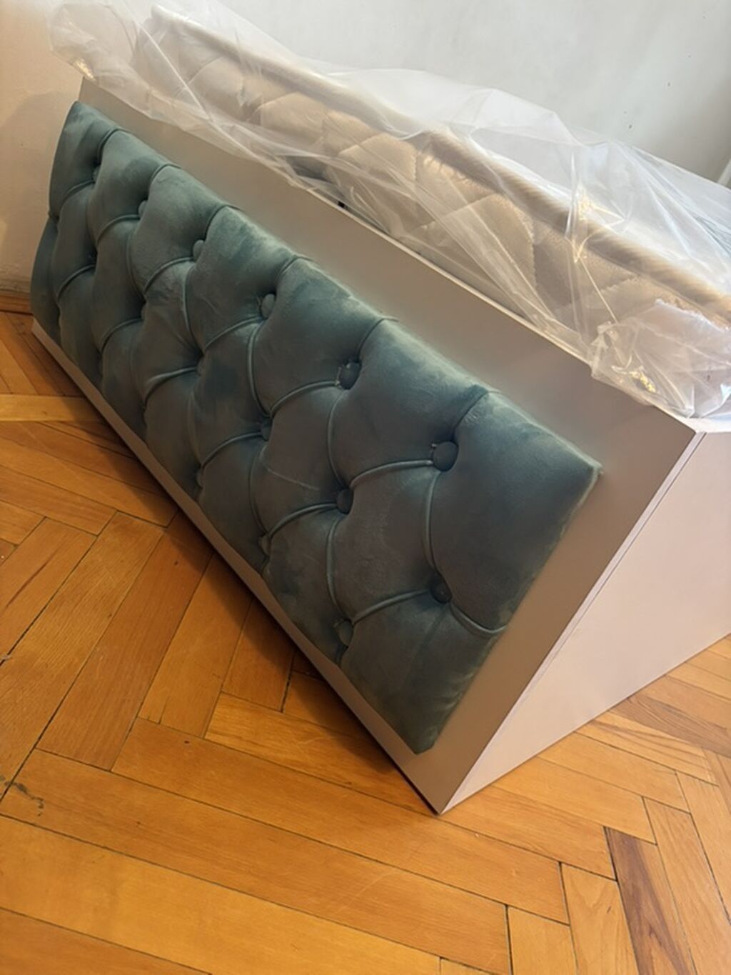 Yeni, Təknəfərlik çarpayı, Bazalı, Matras ilə, Siyirməsiz, Azərbaycan — Mebel, Bakı (2)