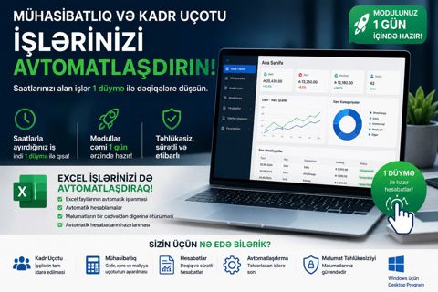 Mühasibatlıq və kadr uçotu üçün avtomatlaşmış modullar — Bakı