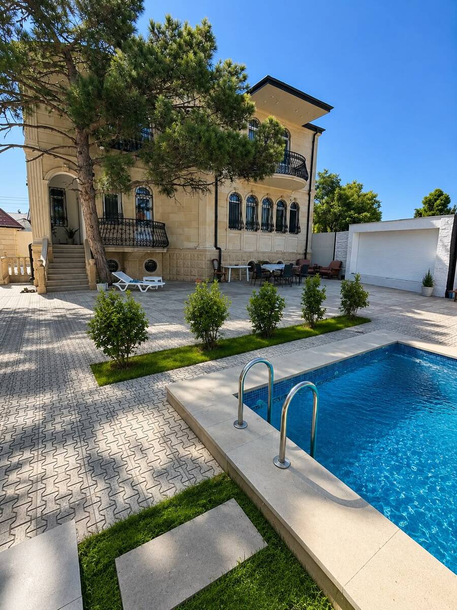 Satılır 6 otaqlı həyət evi/bağ evi 250 m² — Ev, villa, Bakı (2)