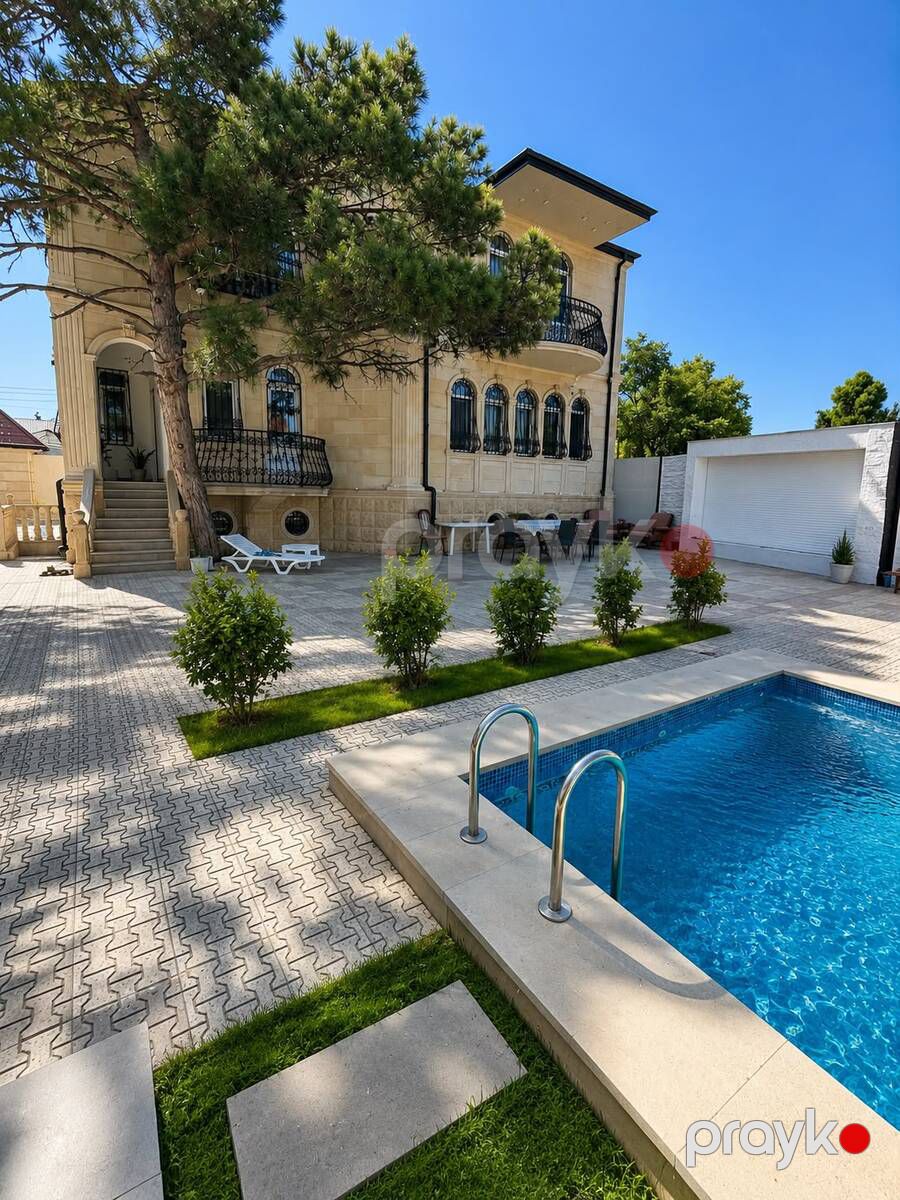 Satılır 6 otaqlı həyət evi/bağ evi 250 m² — Ev, villa, Bakı (2)