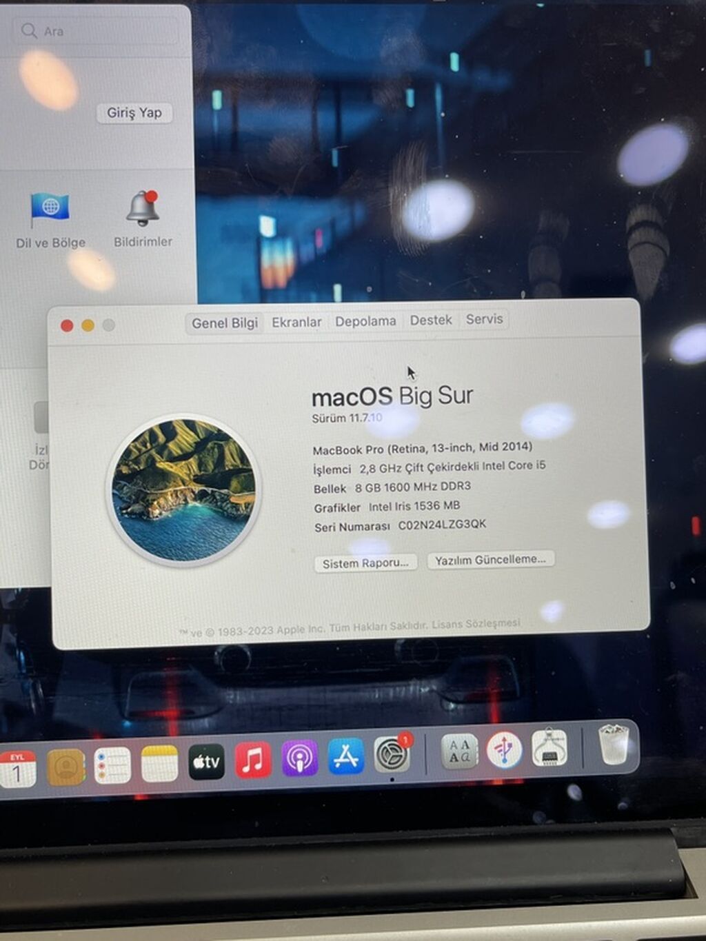 Apple MacBook Pro 13" (Retina, Mid 2014) - Ekran: 13.3" Retina — Apple Macbook, Gəncə (4)