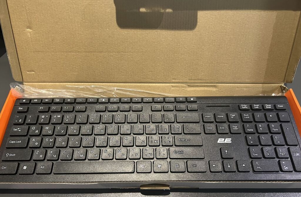 2E KS210 Black simsiz klaviatura Yenidir — Elektronika, Bakı (3)