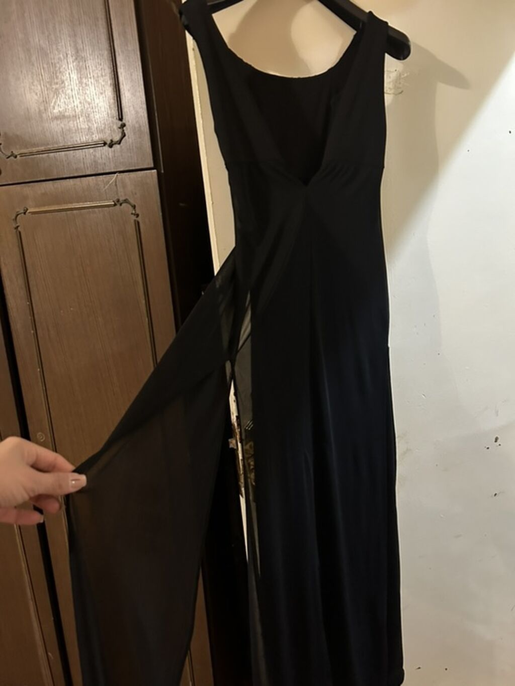 Qara axşam geyimi – Türkiyədə istehsal, 100% rayon - Material: 100% — Şəxsi əşyalar, Bakı (2)