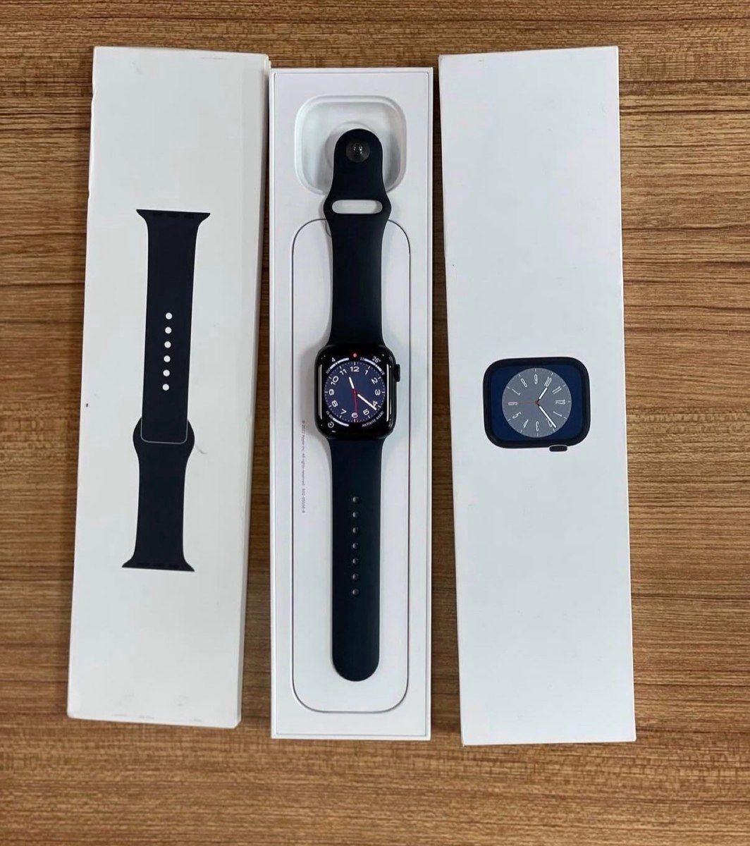 Apple Watch Series 8 Aluminum Cellular Midnight 45mm — Elektronika, Bakı