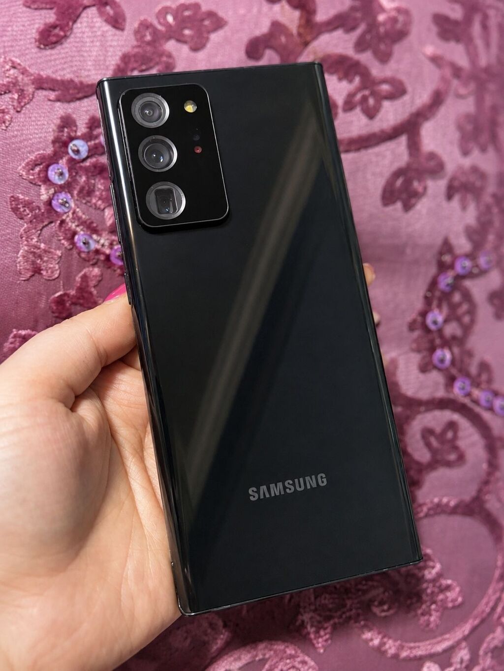 Samsung Galaxy Note 20 Ultra, 256 GB, rəng - Qara, Barmaq izi, İki sim kartlı, Face ID — Samsung, Xırdalan