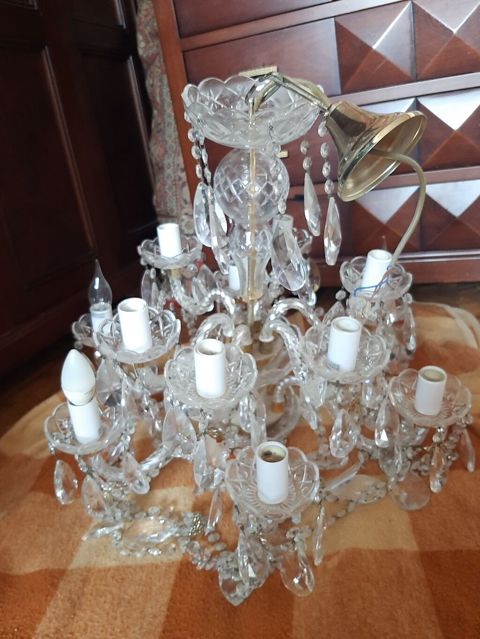 Çılçıraq, 8 lampa, Xrustal — Bakı