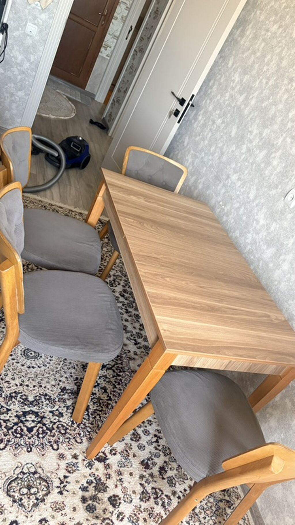 Məhsul: Taxta yemək otağı stulları (6 ədəd dəstdən stullar) — Stullar, Digah (5)