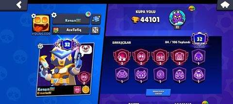 Brawl Stars hesabı – yüksək səviyyəli kolleksiya və kupalar.Real — Xırdalan