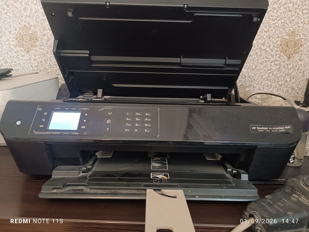 HP DeskJet Ink Advantage 4645 çoxfunksiyalı cihaz Ustaya gedmelidir — Elektronika, Bakı (3)