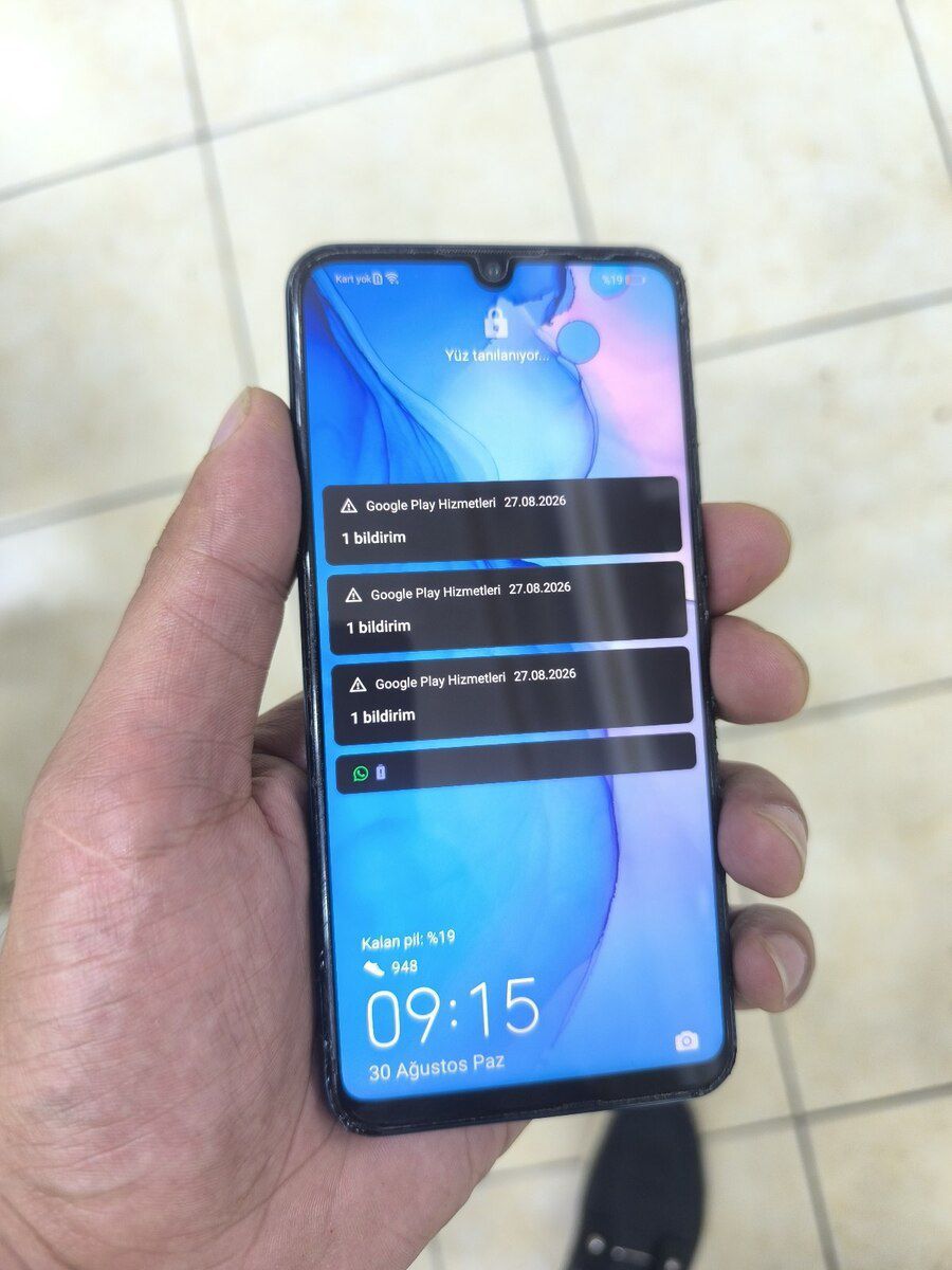 Huawei P30 Lite Peacock Blue 128GB/4GB — Smartfonlar, Bakı (3)