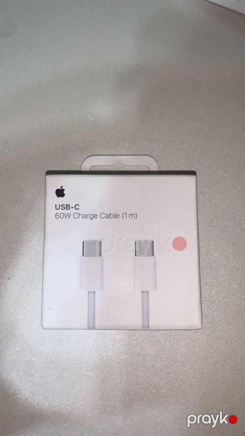 (Tam originam)Apple Usb‑c 60W Şarj Kabeli (1 m) - Model: A2795, kod — Bakı