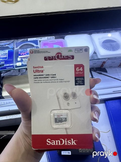 SanDisk Ultra microSDXC Uhs-ı yaddaş kartı – 64 GB - Model: SanDisk — Bakı