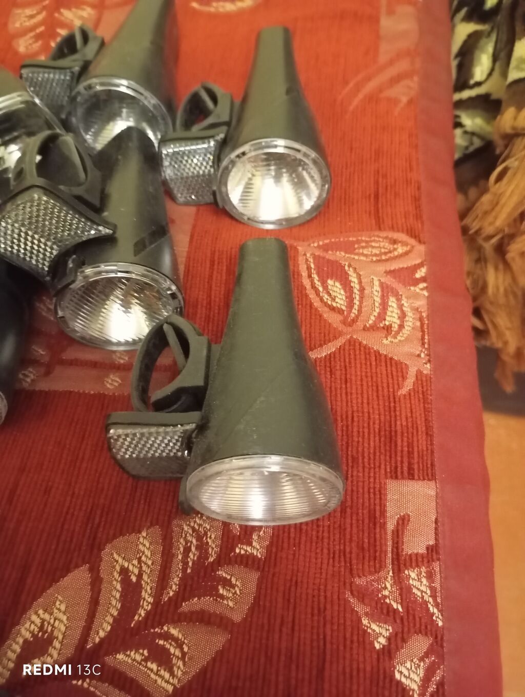 Velosiped aksesuarları Tərkib: - Ön işıq fənərləri (qara korpuslu — İdman, hobi, istirahət, Bakı (3)