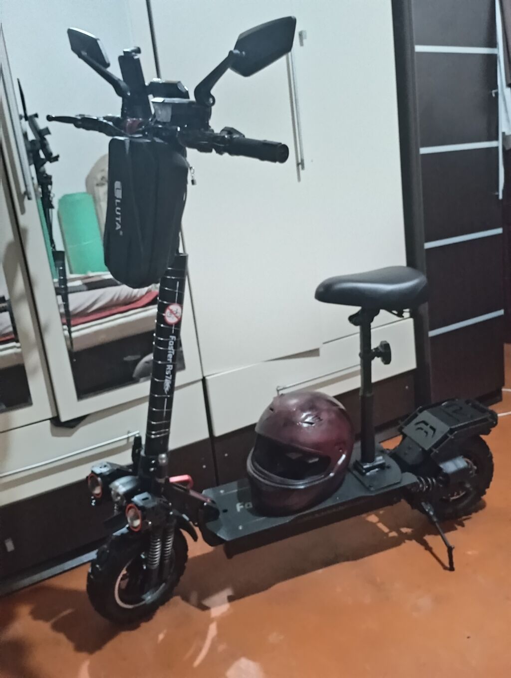 FasTer skuter Rs7 Elektrik skuter – güclü işıqlanma və əlavə — İdman, hobi, istirahət, Bakı (8)