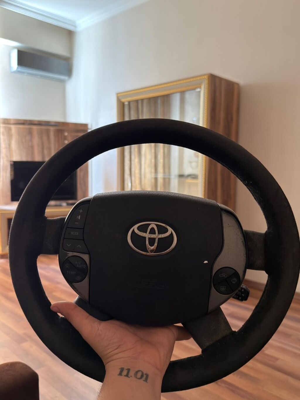 Toyota sükan dəsti - Orijinal Toyota sükan çarxı, hava yastığı qapağı — Ehtiyat hissələri, Xırdalan (5)