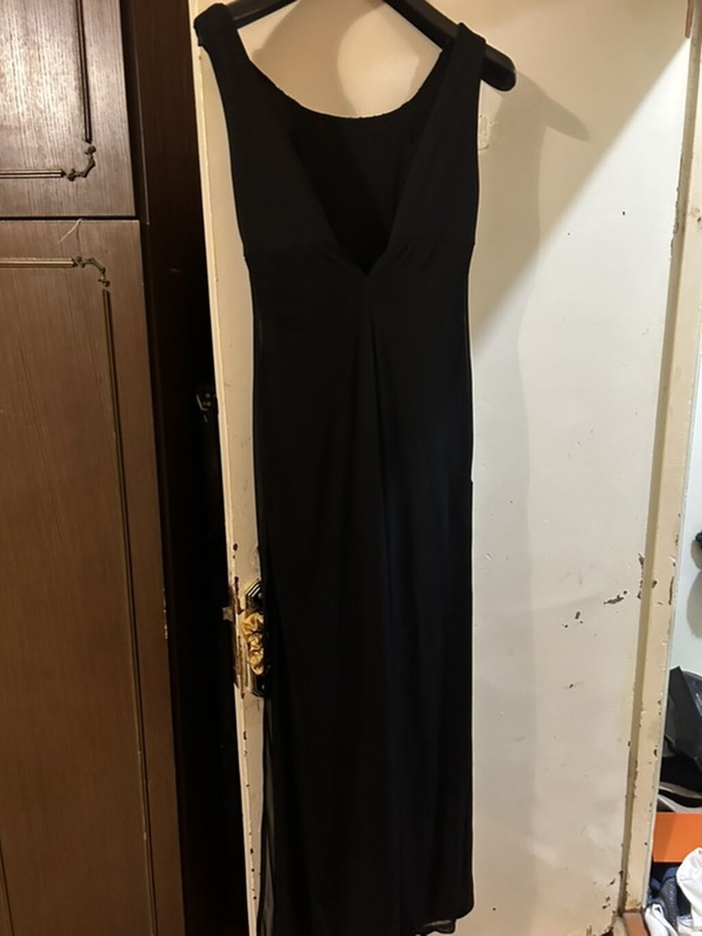 Qara axşam geyimi – Türkiyədə istehsal, 100% rayon - Material: 100% — Şəxsi əşyalar, Bakı (6)