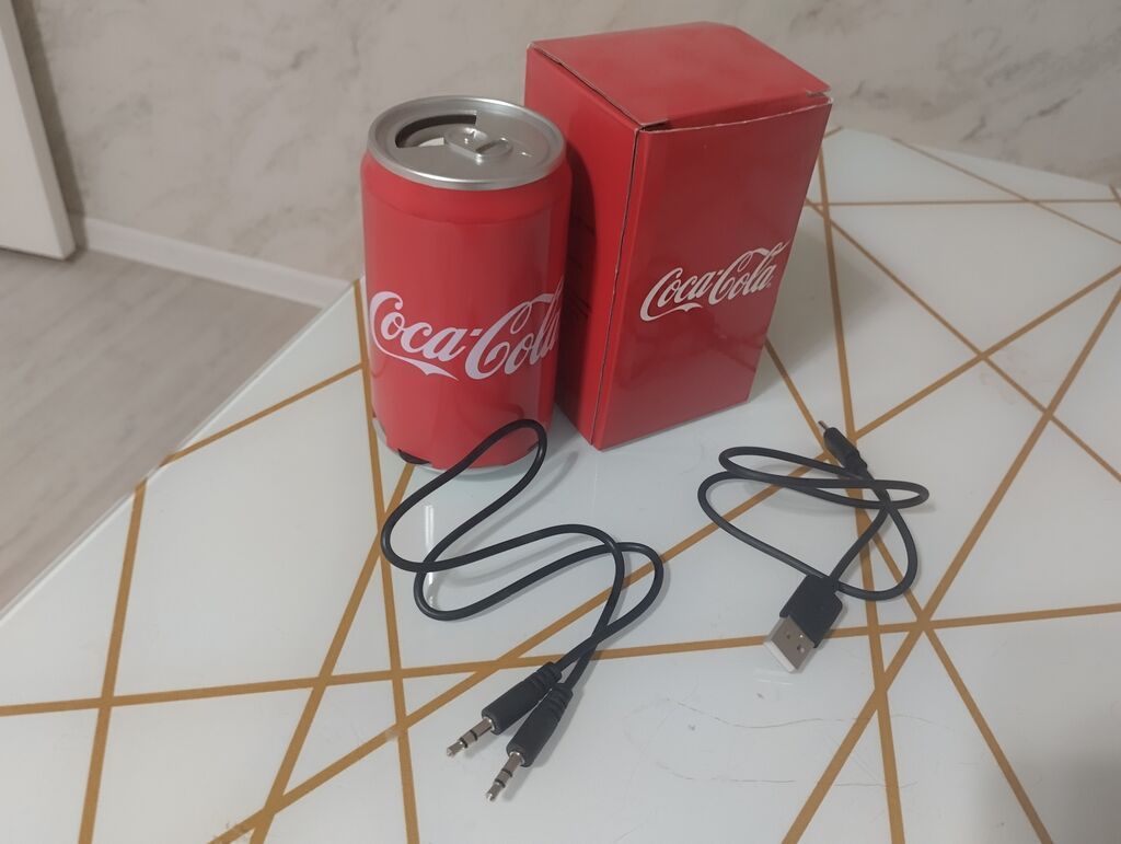Coca‑Cola dizaynlı portativ MP3 pleyer və mini dinamik. Cola — Elektronika, Xırdalan (3)