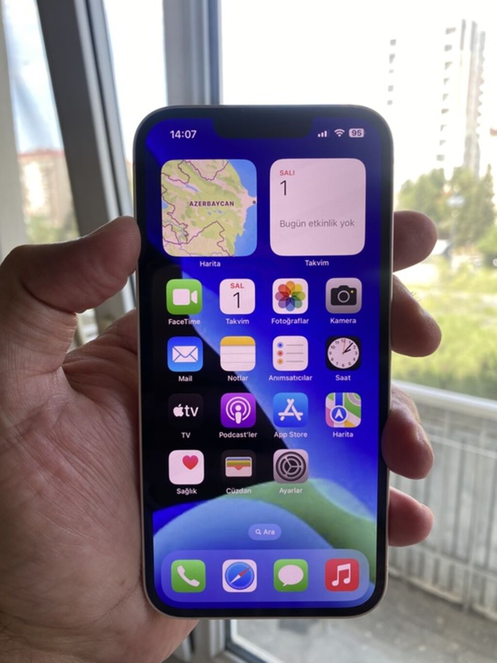 IPhone 13, 128 GB, Ağ, Simsiz şarj — Apple iPhone, Bakı (4)