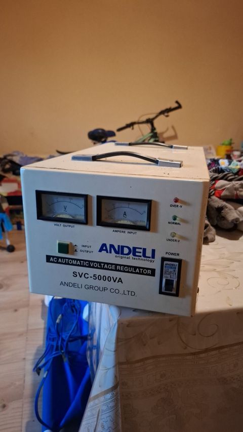 Yeni, Ev üçün, 3 faza, Gərginliy stabilizatoru, 220 V, Pulsuz çatdırılma — Bakı