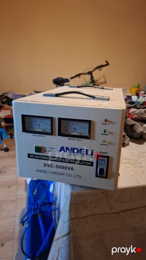Yeni, Ev üçün, 3 faza, Gərginliy stabilizatoru, 220 V, Pulsuz çatdırılma — Bakı