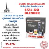 4‑ü 1‑də əl blenderi dəsti – Euro Wolf EF‑8004 Xüsusiyyətlər: - 350W — Ahmad