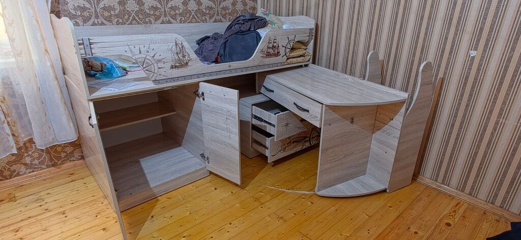 Uşaq üçün funksional loft-çarpayı dəsti - Kompakt “loft” tipli — Uşaq mebeli dəstləri, Digah (2)