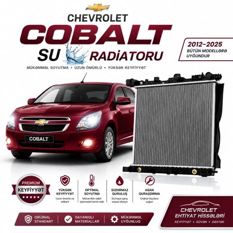 Chevrolet Cobalt su radiatoru — Bakı