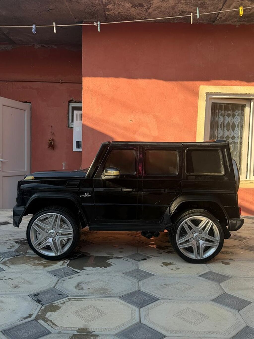 Uşaq elektro avtomobili – Mercedes-Benz G65 AMG (qara) — Uşaq avtomobilləri, Digah (6)