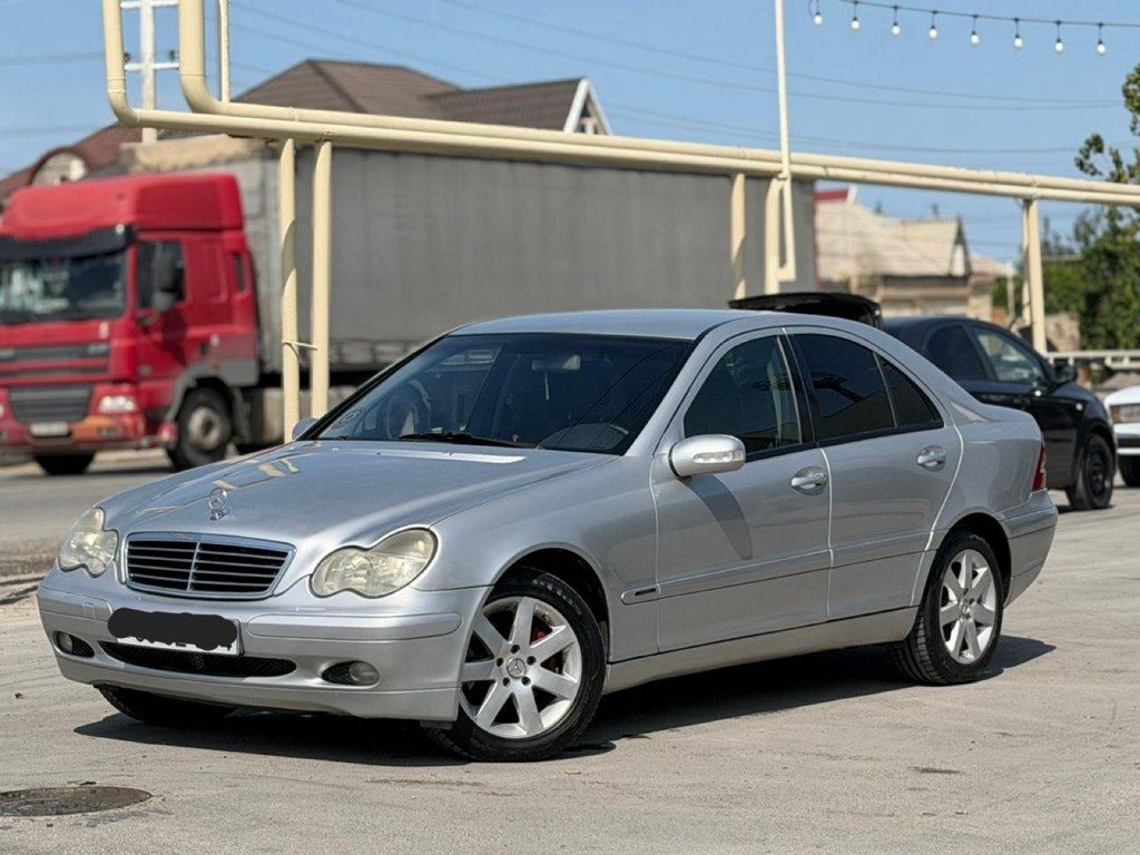 Mercedes C 180, 2.0 L, 2002 il, 315 000 km — Avtomobillər, Bakı (2)