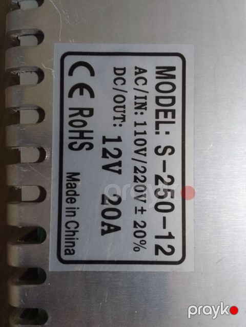 Ac-dc impuls güc mənbəyi – model S-240-12 / S-250-12 Texniki — Bakı