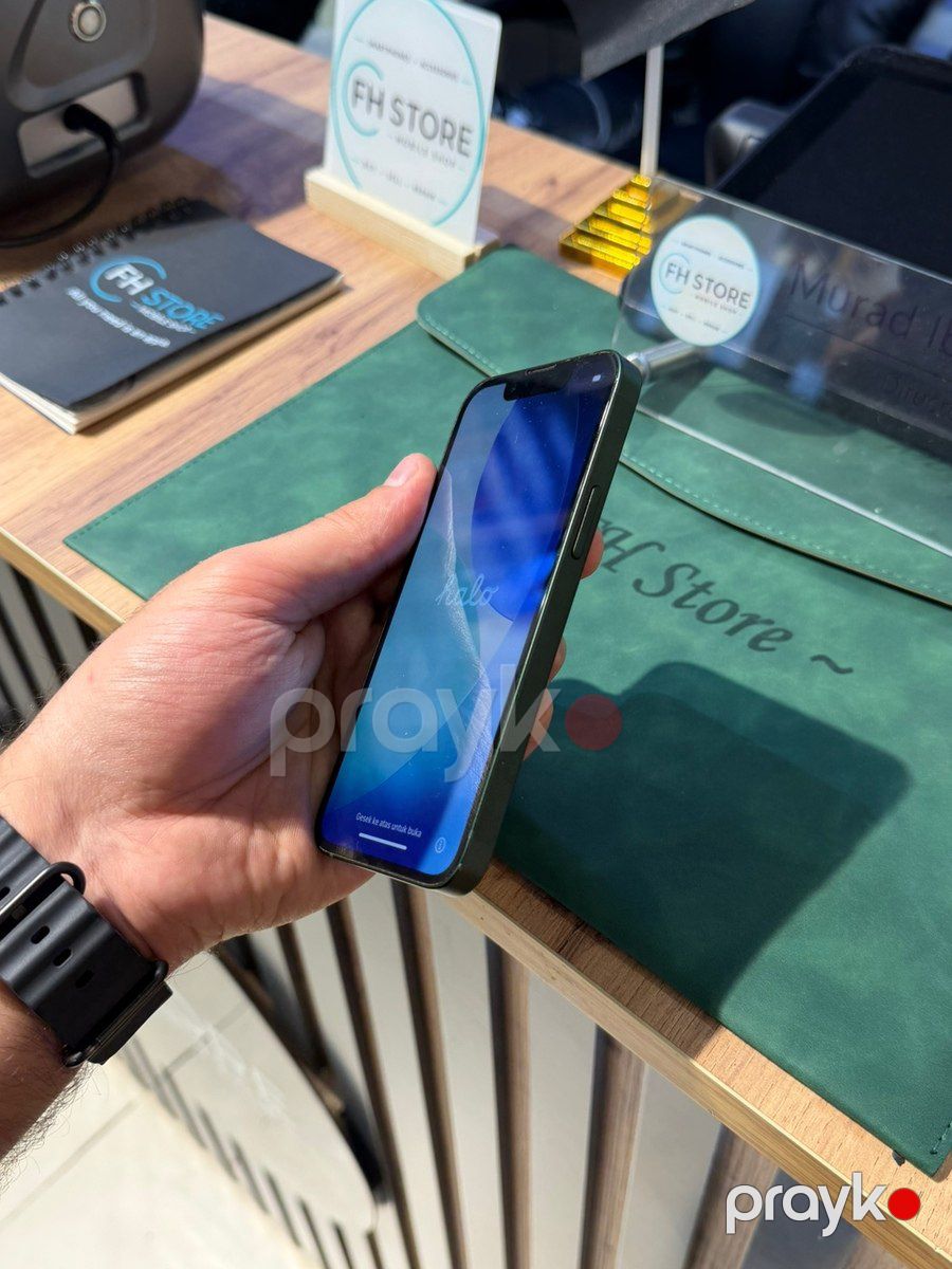 Apple iPhone 13 Mini Green 128GB/4GB — Smartfonlar, Bakı (11)